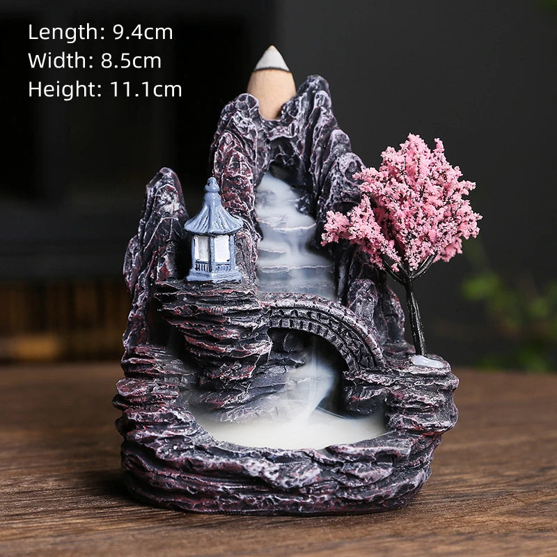 Mountain Waterfall Incense Holder