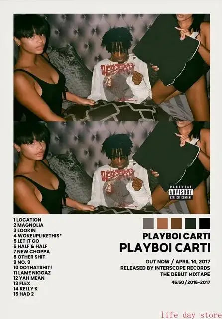 Hip Hop Rap Star Music Album Cover Posters