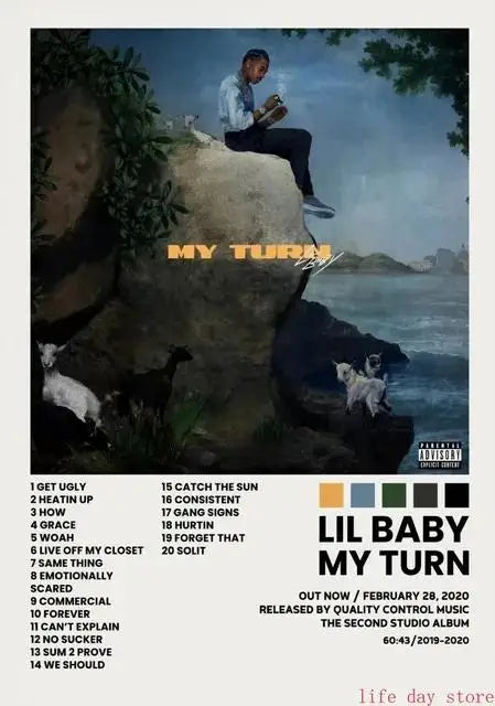 Hip Hop Rap Star Music Album Cover Posters