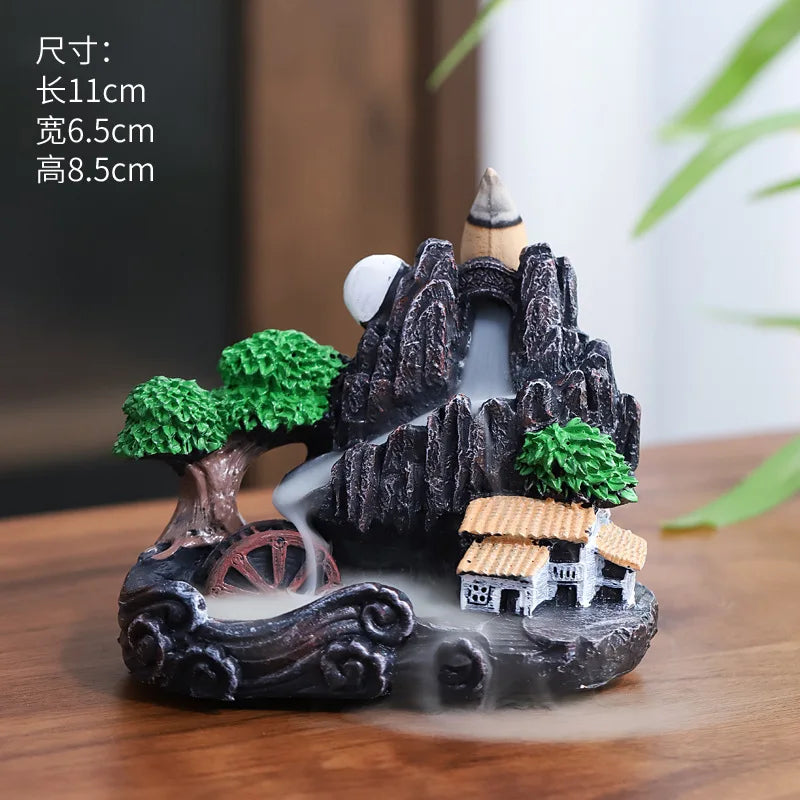 Mountain Waterfall Incense Holder