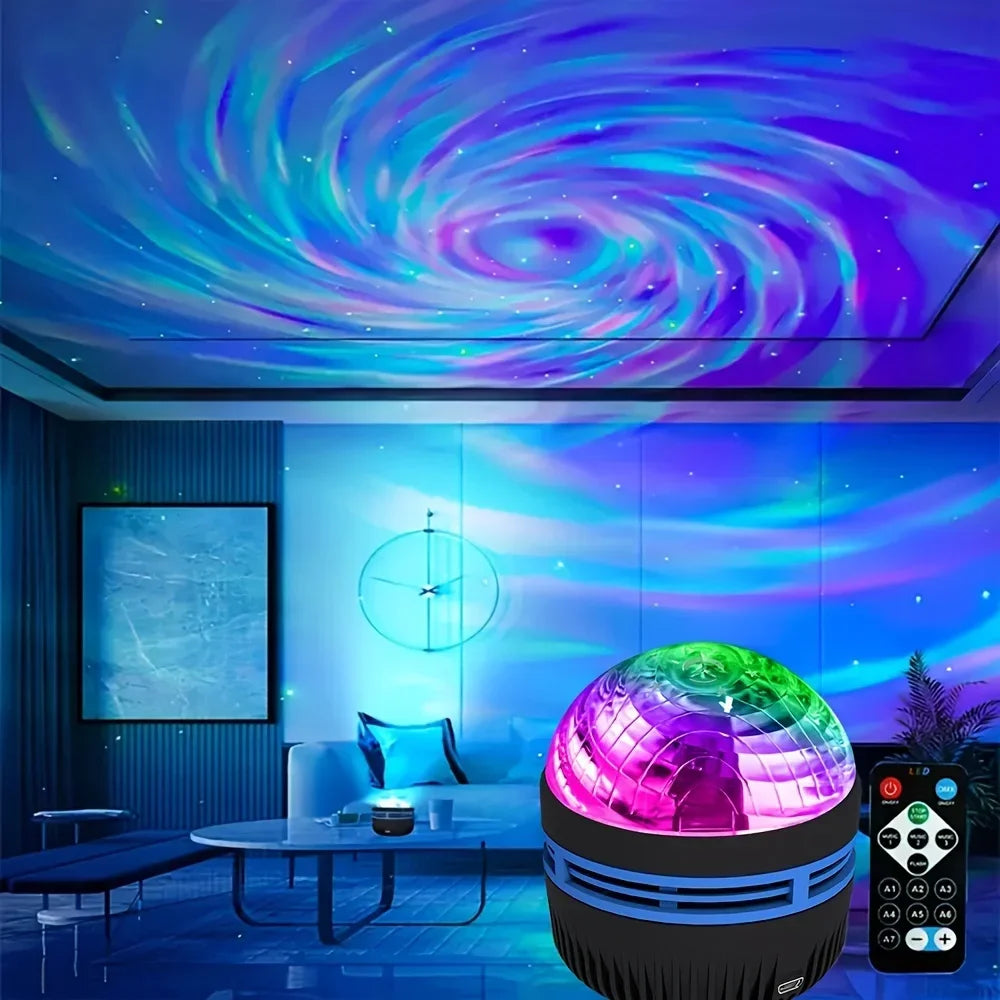 LED Galaxy Projector Light Multi-color With Remote Control