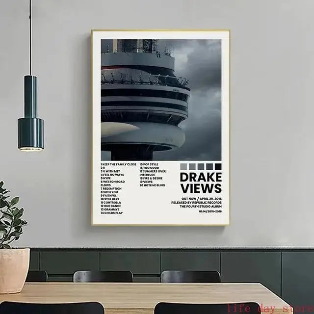 Hip Hop Rap Star Music Album Cover Posters