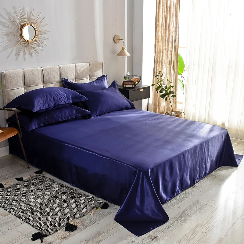 High End Soft And Comfortable Satin Sheets For Single and Twin Bed Sheets Set