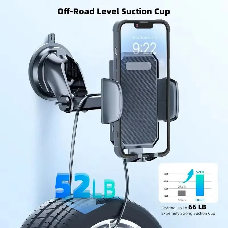 2025 Universal Suction Car Phone Holder 360 Degree Rotation