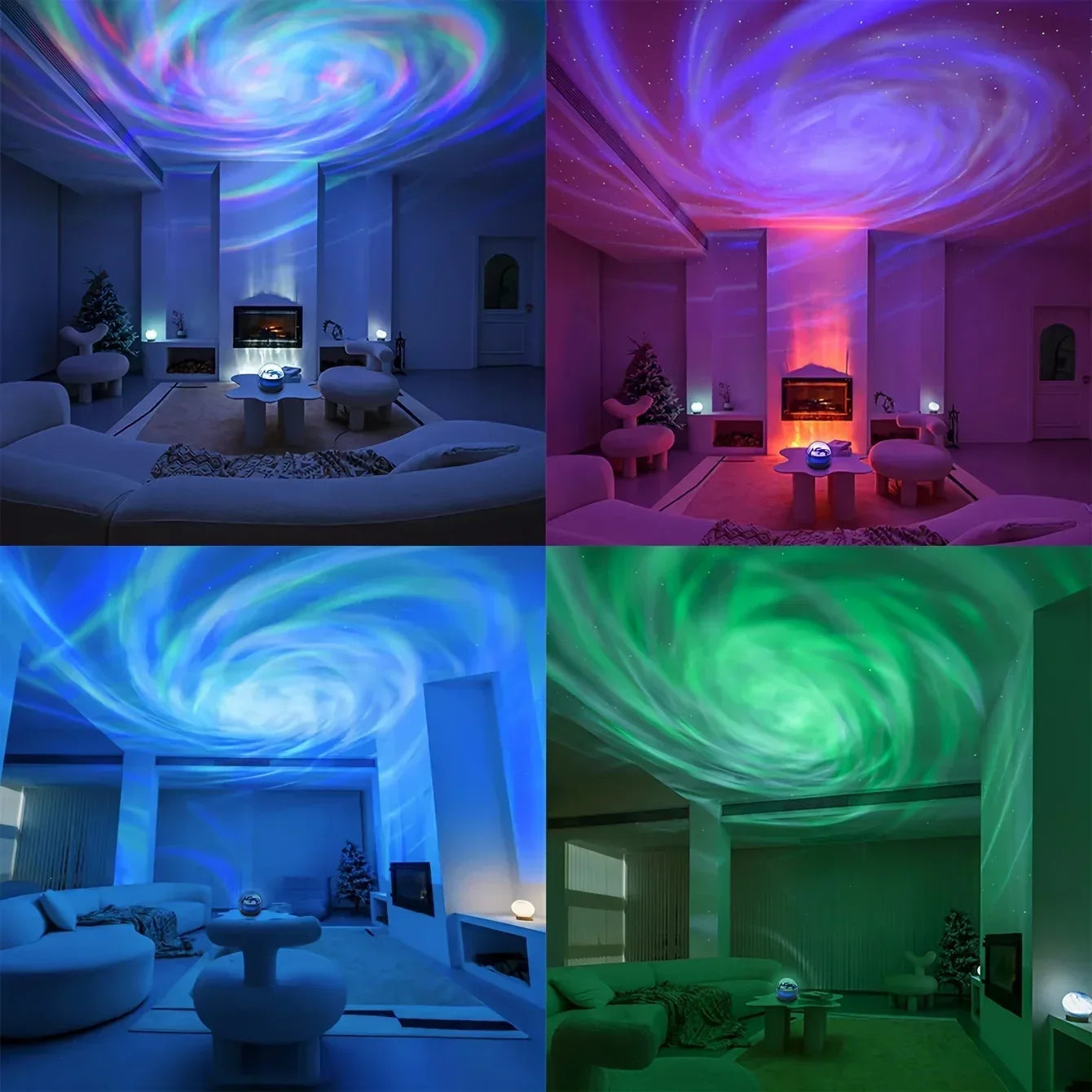 LED Galaxy Projector Light Multi-color With Remote Control
