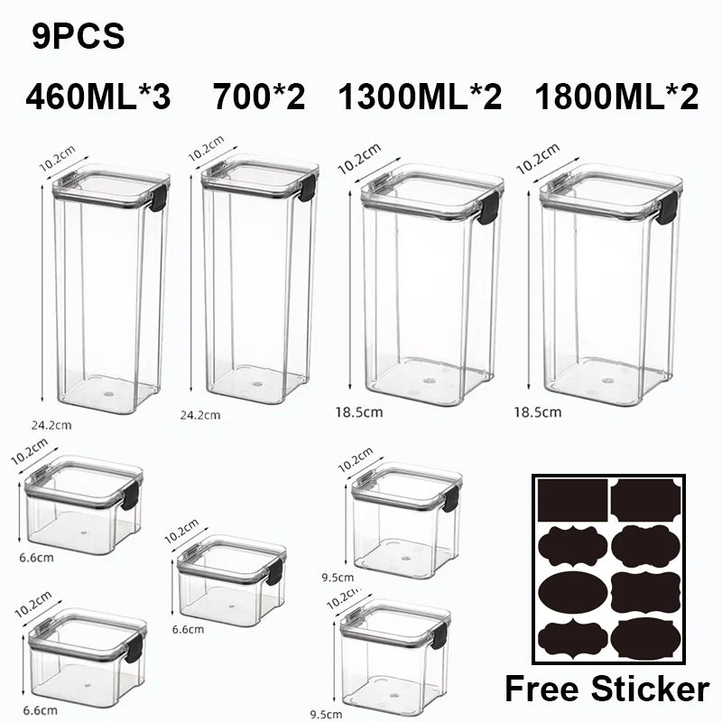 Food Storage Containers Transparent Containers With Lid