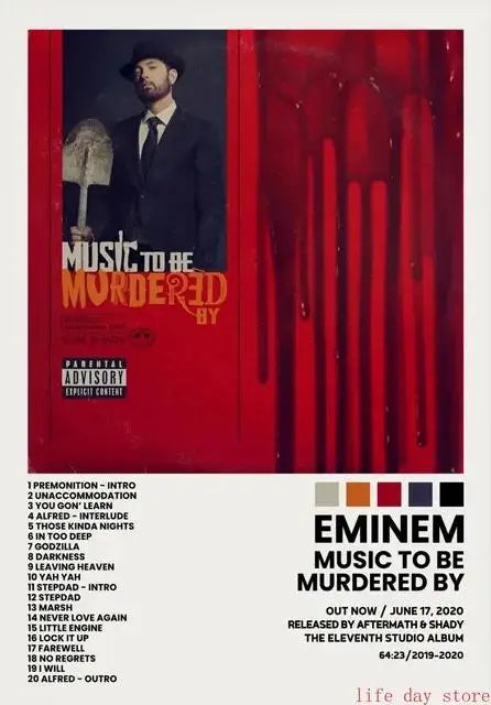 Hip Hop Rap Star Music Album Cover Posters