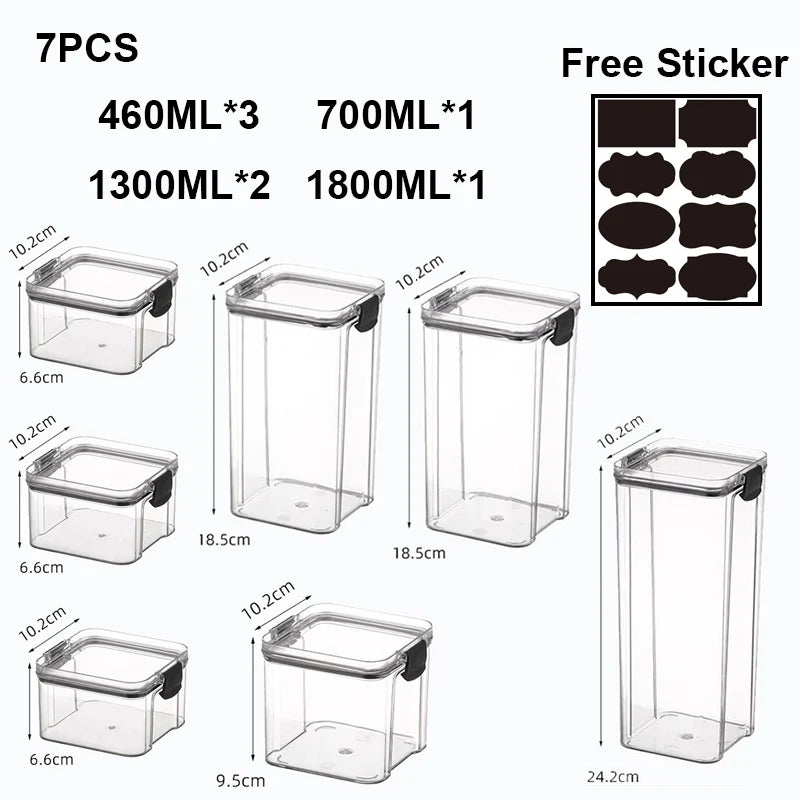 Food Storage Containers Transparent Containers With Lid