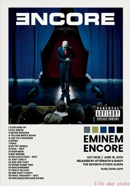 Hip Hop Rap Star Music Album Cover Posters