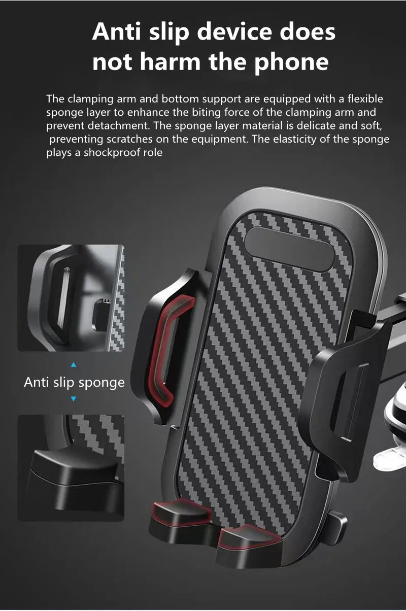 2025 Universal Suction Car Phone Holder 360 Degree Rotation
