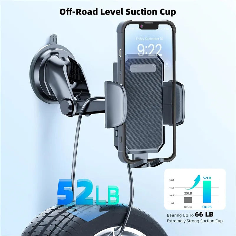 2025 Universal Suction Car Phone Holder 360 Degree Rotation