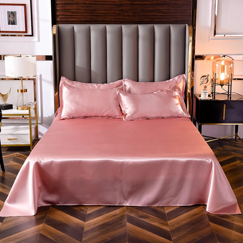 High End Soft And Comfortable Satin Sheets For Single and Twin Bed Sheets Set