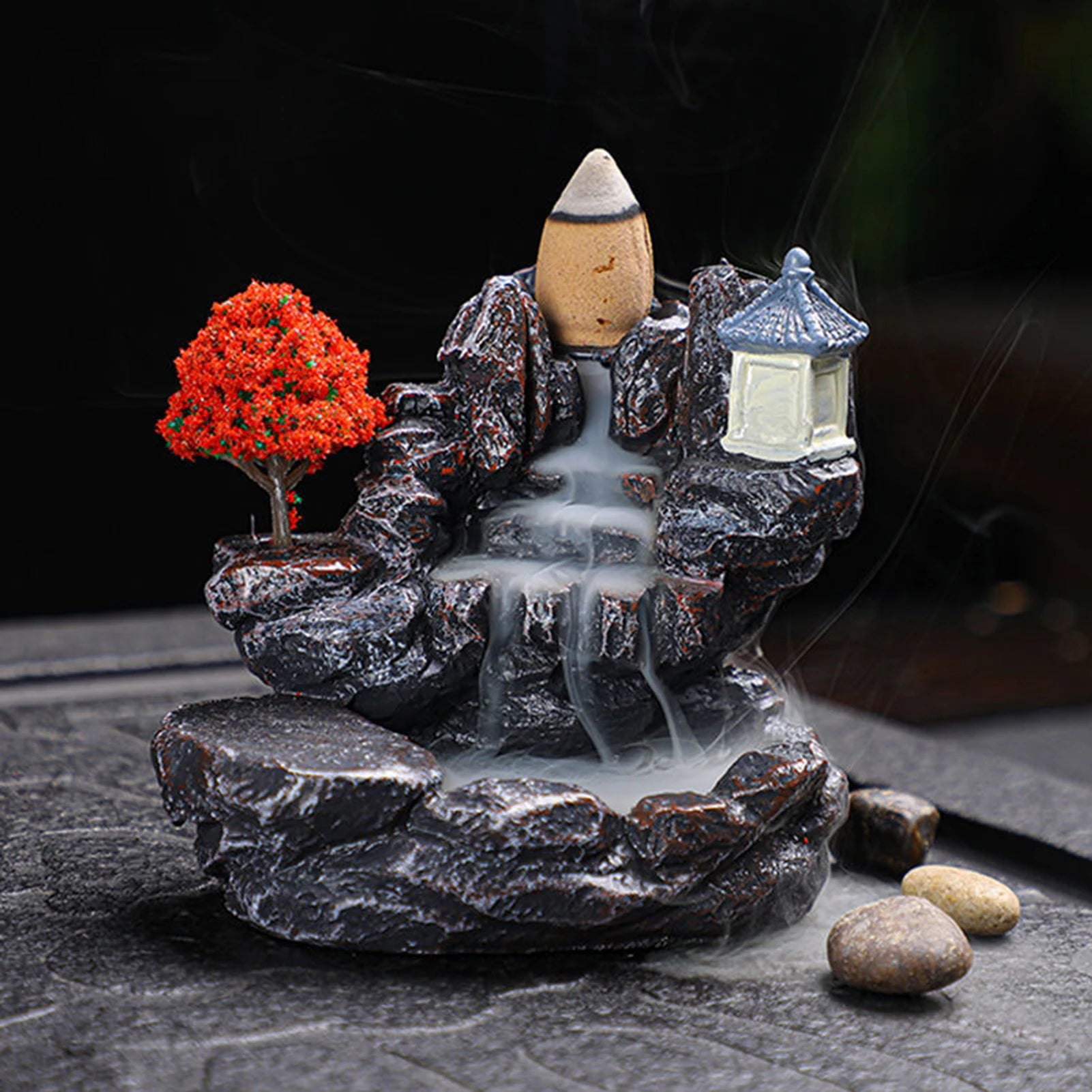 Mountain Waterfall Incense Holder