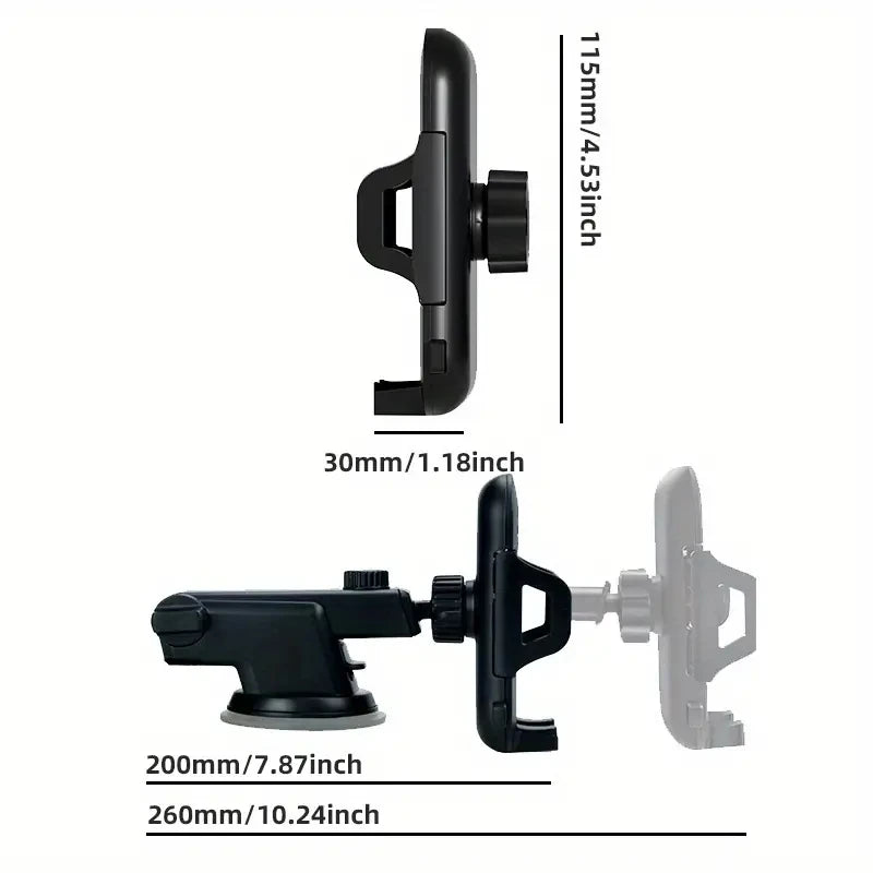 2025 Universal Suction Car Phone Holder 360 Degree Rotation