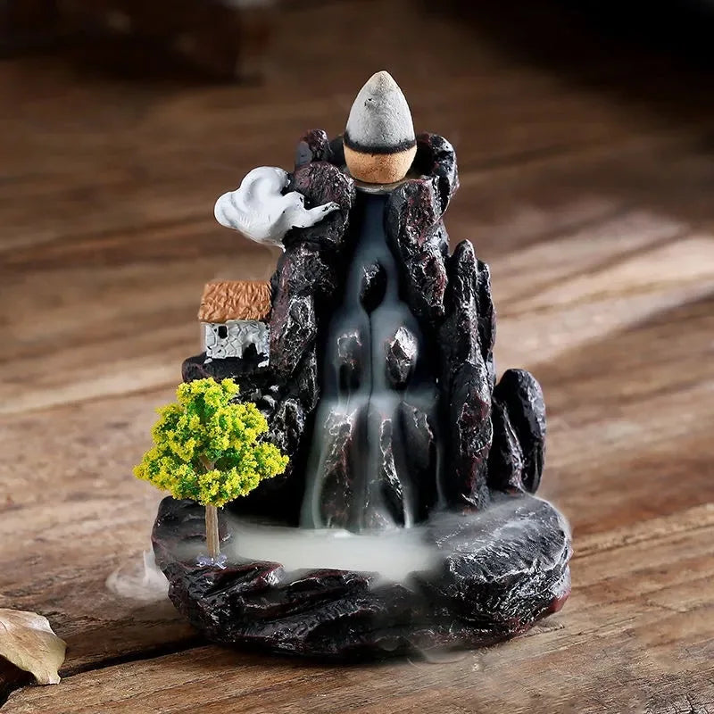 Mountain Waterfall Incense Holder