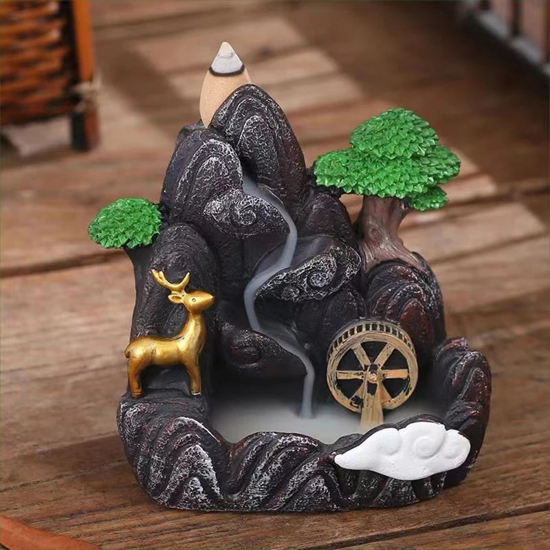 Mountain Waterfall Incense Holder