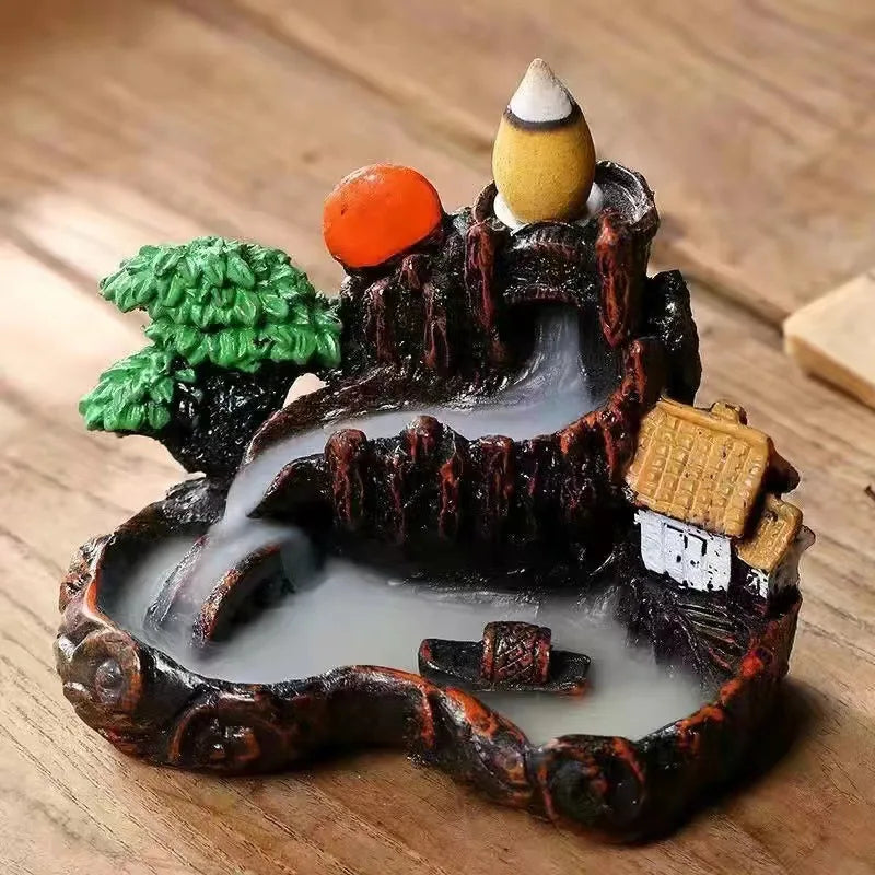 Mountain Waterfall Incense Holder
