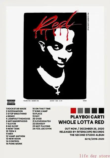 Hip Hop Rap Star Music Album Cover Posters