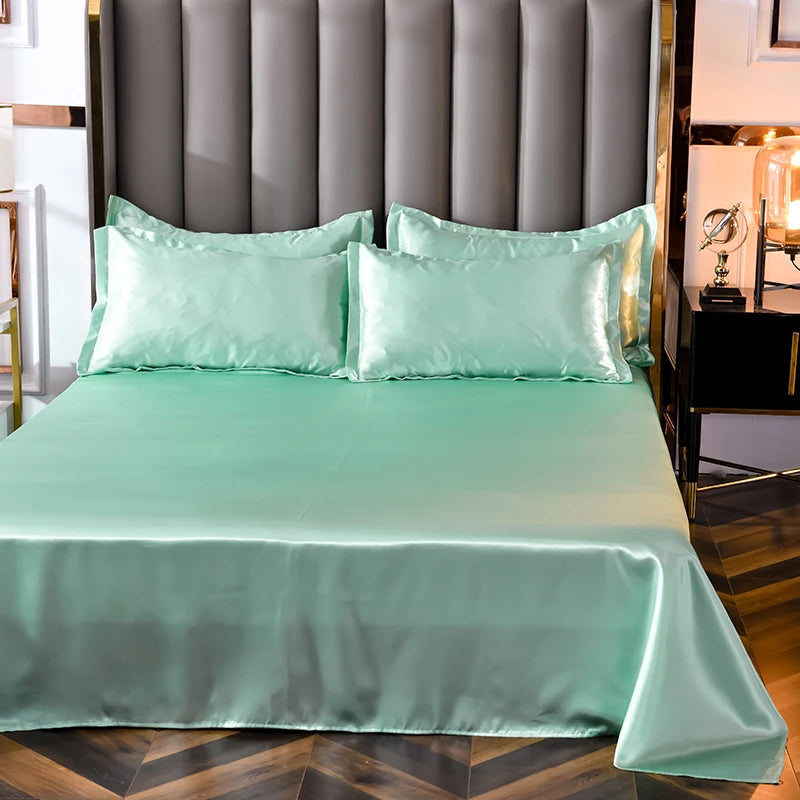 High End Soft And Comfortable Satin Sheets For Single and Twin Bed Sheets Set