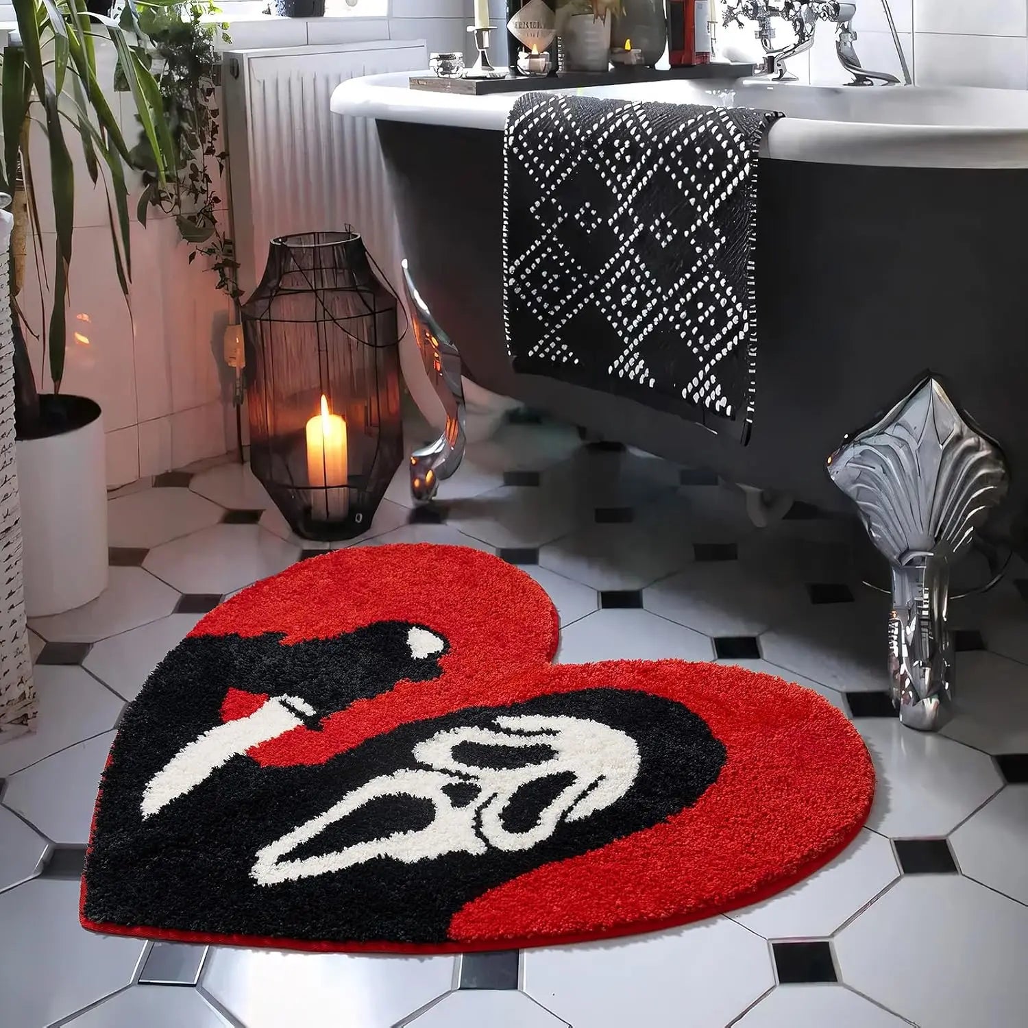 Scream Halloween Non Slip Rug