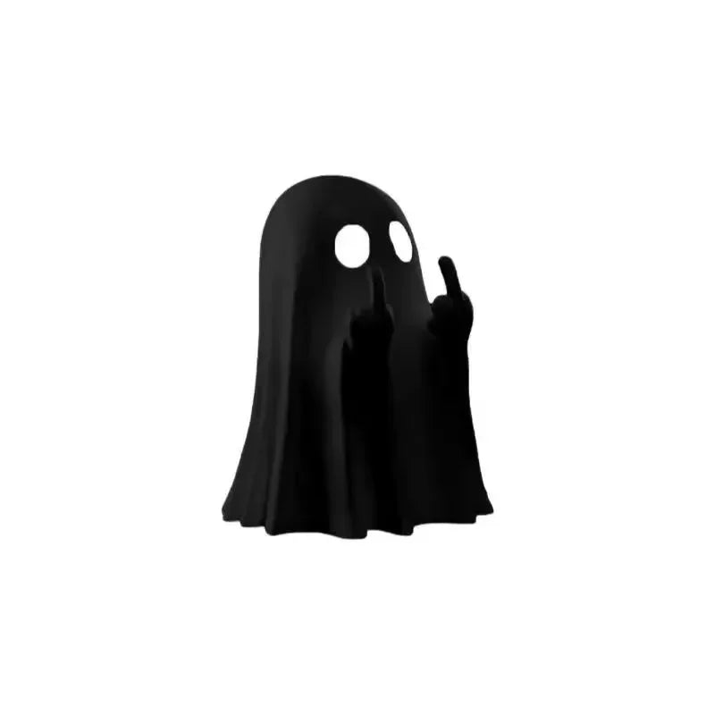Luminous Ghost Statue Cute Halloween Table Decor Accent
