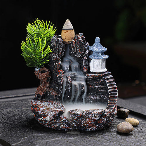 Mountain Waterfall Incense Holder