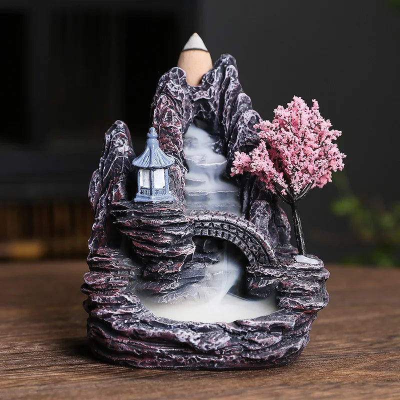 Mountain Waterfall Incense Holder
