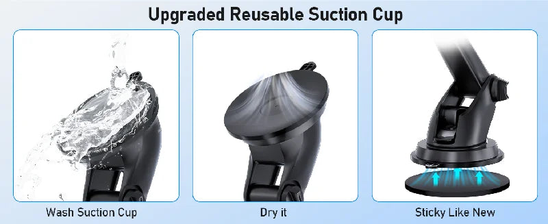 2025 Universal Suction Car Phone Holder 360 Degree Rotation