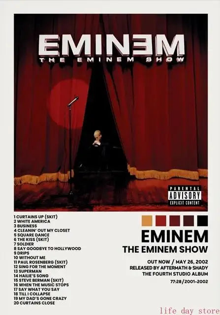 Hip Hop Rap Star Music Album Cover Posters