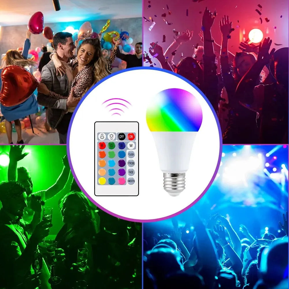 16 Colors RGB Bulb LED Multicolor Bulb With Remote Control