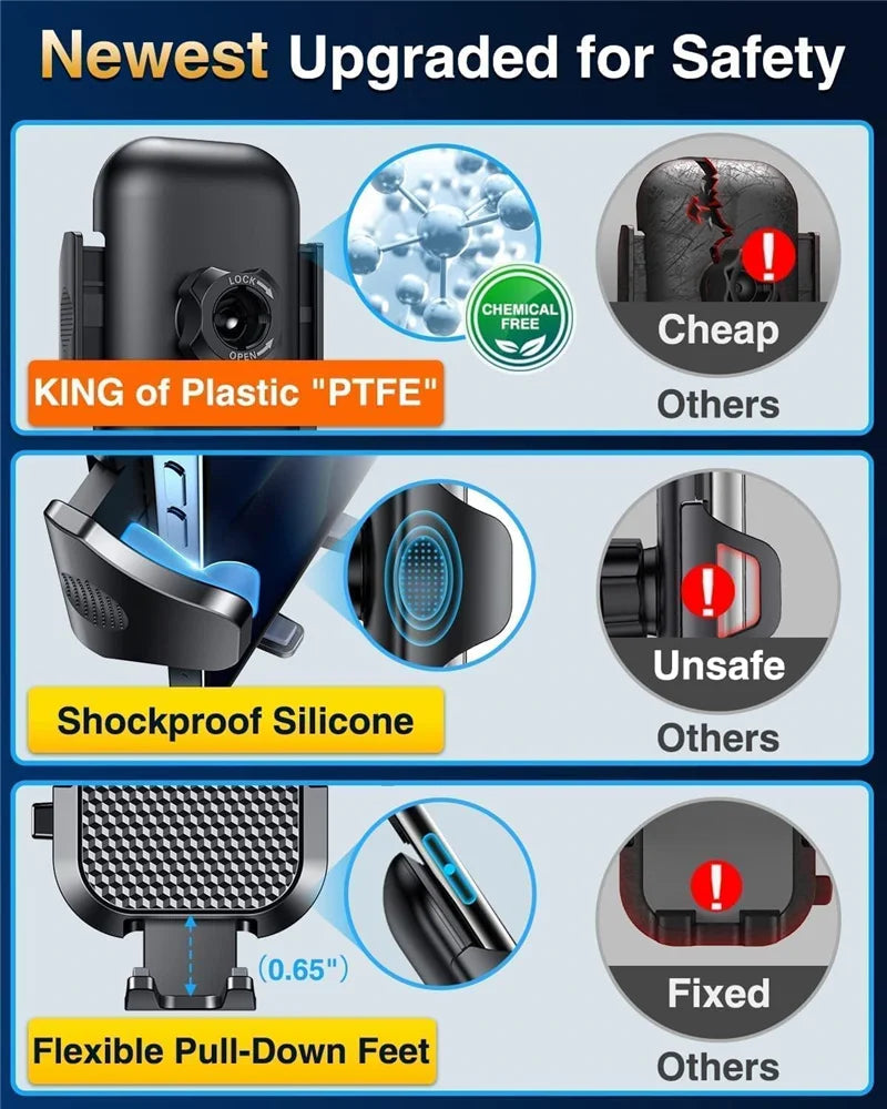 2025 Universal Suction Car Phone Holder 360 Degree Rotation