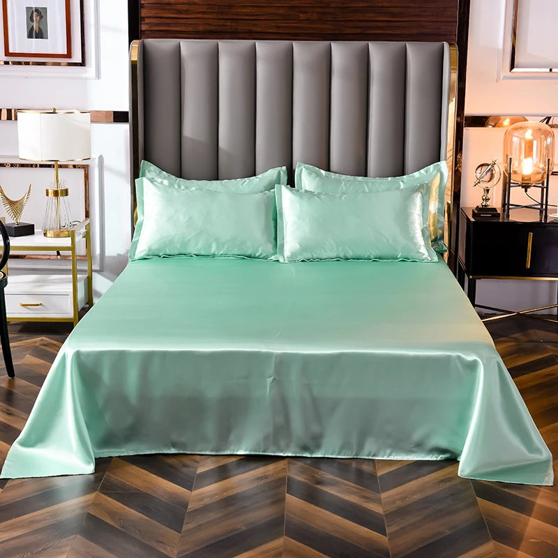 High End Soft And Comfortable Satin Sheets For Single and Twin Bed Sheets Set