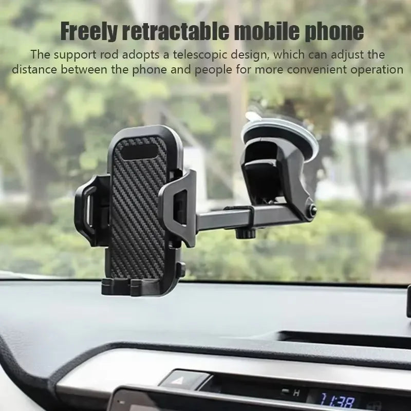 2025 Universal Suction Car Phone Holder 360 Degree Rotation