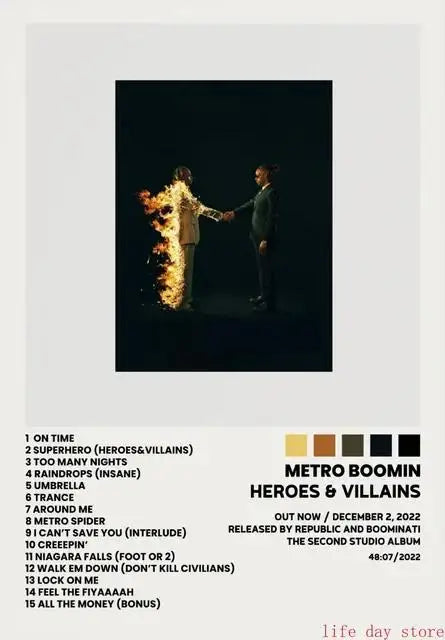 Hip Hop Rap Star Music Album Cover Posters