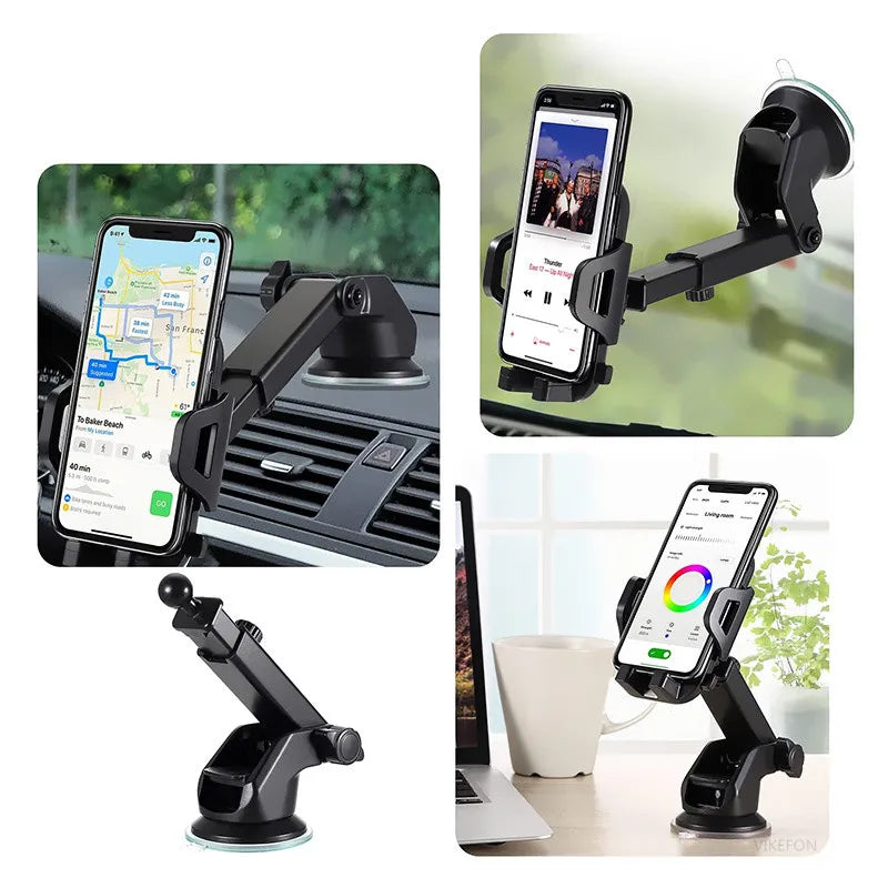 2025 Universal Suction Car Phone Holder 360 Degree Rotation