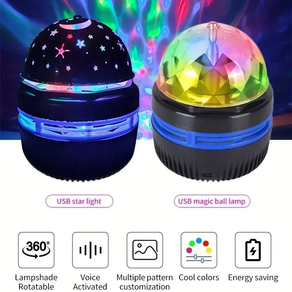 LED Galaxy Projector Light Multi-color With Remote Control