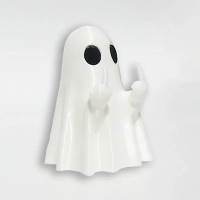 Luminous Ghost Statue Cute Halloween Table Decor Accent